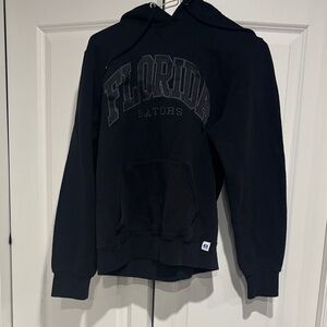 Russell Athletic Black Florida Gators Hoodie with Subtle Arch Logo